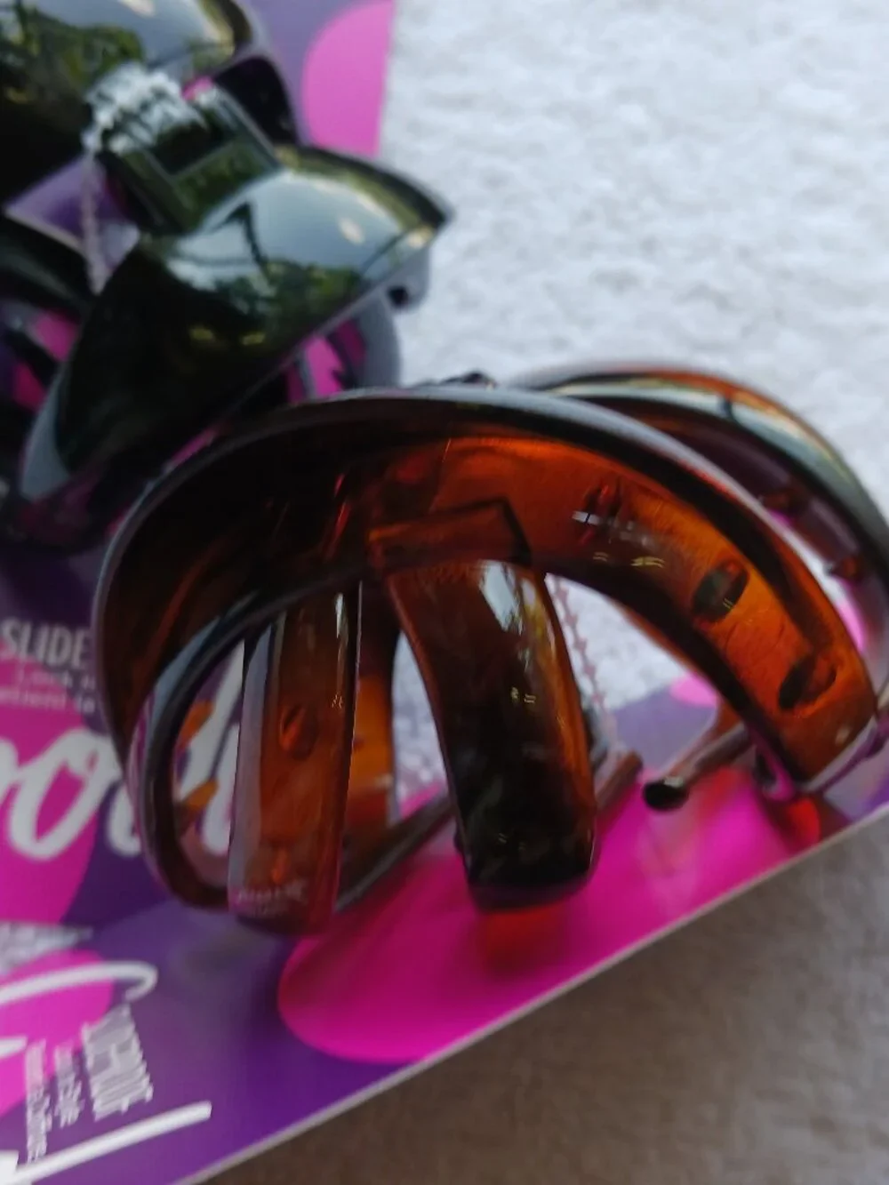 Goody Slideproof Large Plastic Claw Clip Round Octopus Hair Jaw Inner Teeth Grip